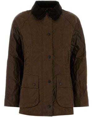 Barbour Mud Cotton Beadnell Jacket - Brown