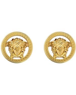 Versace Medusa Earrings - Metallic