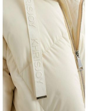 Khrisjoy Jackets Po Poli Fill. Down Fea - Natural