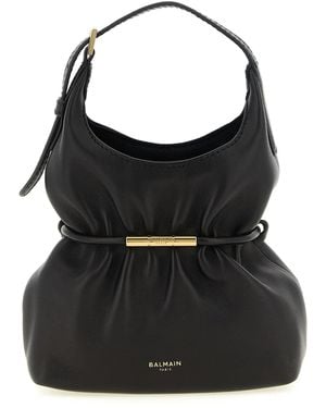 Balmain Sphynx Mini Shoulder Bag - Black
