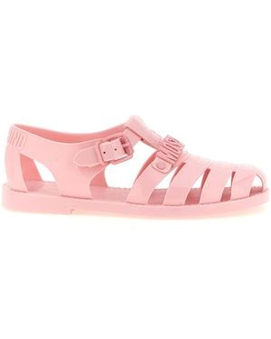 Moschino Jelly Sandals - Pink