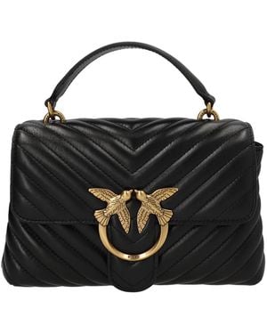 Pinko Love Lady Puff Mini Hand Bag - Black