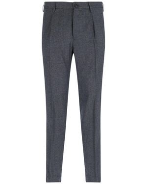Incotex Virgin Wool Chinos - Blue