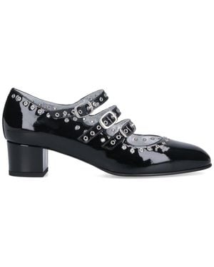 CAREL PARIS With Heel Upper Calf Patent Leather - Black