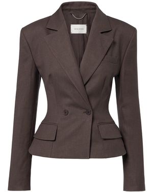 Magda Butrym Jackets Linen Polyamide - Brown