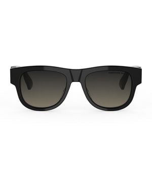 Dior Oblique S4I Acetato Sunglasses - Black