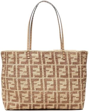 Fendi Roll Large Handbag - Natural