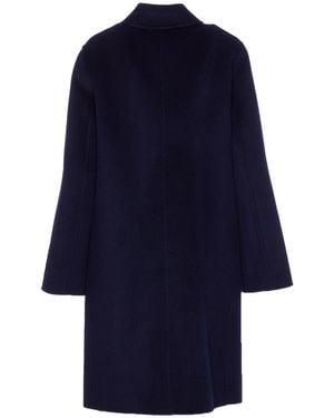 Tory Burch Coats Wool - Blue