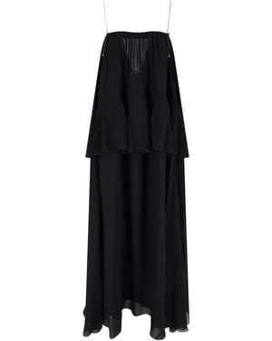 Chloé Silk Maxi Dress - Black