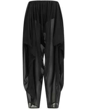 Francesco Murano Baloon Trousers Silk - Black