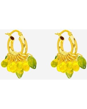 Annele Drop Earrings Mini Baby Buttercup - Yellow