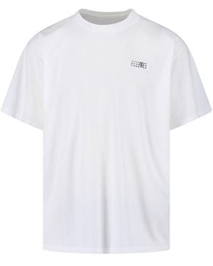 MM6 by Maison Martin Margiela Logo T-Shirt - White