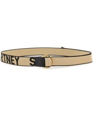 Stella McCartney Belt With Logo Pattern - White