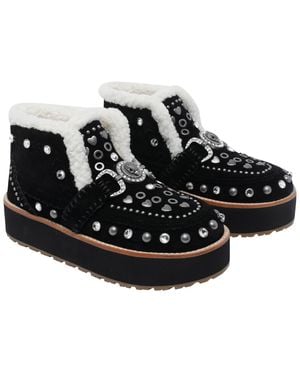 Kurt Geiger Boots Calf Leather/Rubber Sole - Black