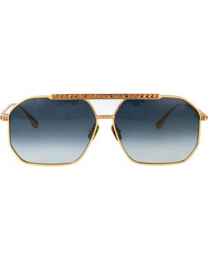 Anna Karin Karlsson Le Boss 2.0 Titanium Sunglasses - Blue