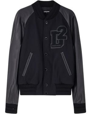 DSquared² Jackets Pelle/Lana - Blue
