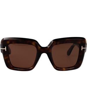 Tom Ford Esme Sunglasses - Brown