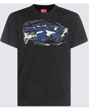 DIESEL Cotton T-Shirt - Black
