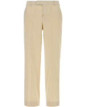 PT Torino Cream Cotton Emma Pant - Natural