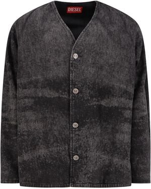 DIESEL D-Boy-Fsh1 Denim Jacket - Black