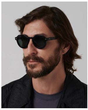 Ahlem Grenelle Burgundy Acetate Occhiali Da Sole - Black