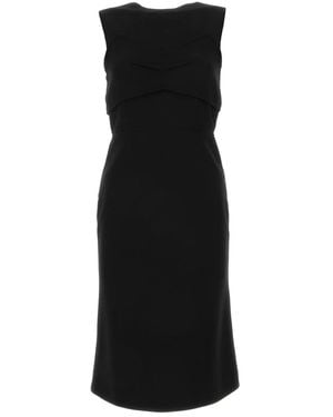 Sportmax Mirto Polyester Dress in Black | Lyst