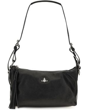 Vivienne Westwood Emma Shoulder Bag Sheep Handbags - Black