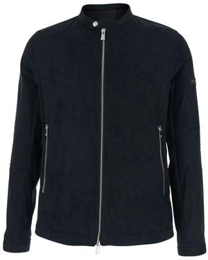 Tatras Jacket Mckz0093033588001 With High Collar And Zip Closure - Blue