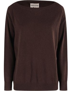 Semicouture Maglia Jupiner - Brown