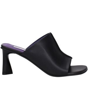 Stella McCartney Black Leather Sandal