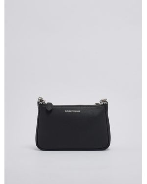 Emporio Armani Poliuretano Clutch - White