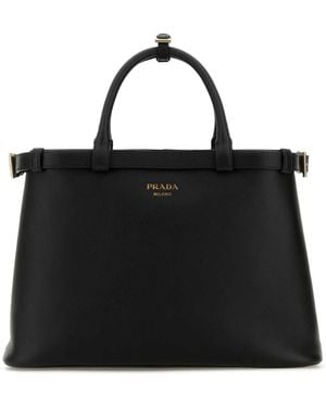 Prada Prada Top Handle Bag - Black