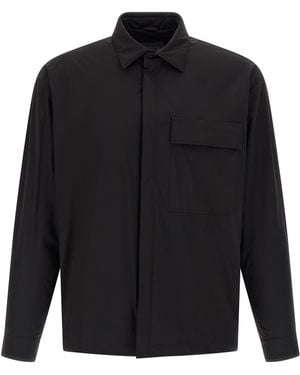 Herno Functional Overshirt Polyamide Down Jacket, Parka, Casual Jackets - Black