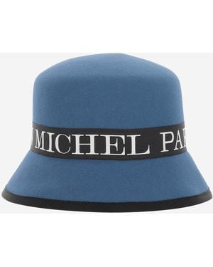 Maison Michel Mini New Kendal Hat - Blue