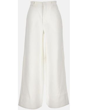 Max Mara Merlot Trousers - White