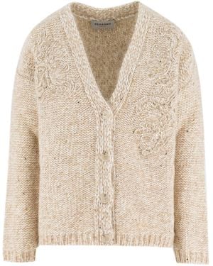 ERMANNO FIRENZE Cardigan - Natural