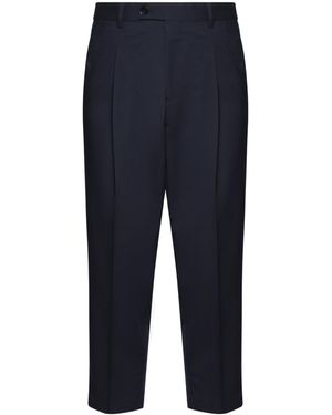 BE ABLE Virgin Wool Blend Pants - Blue