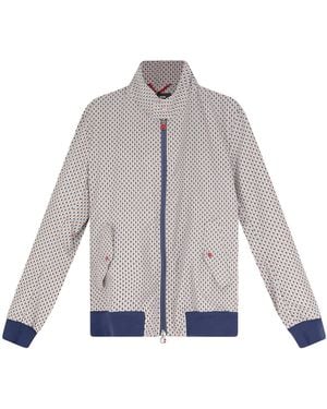 Kiton Jackets Poliestere/Cotone - Gray