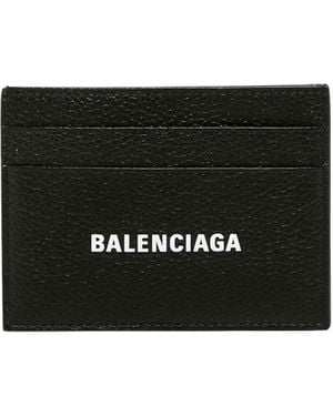 Balenciaga Leather Cardholder - Black