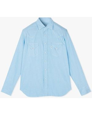 Doppiaa Aariosto Western Shirt - Blue