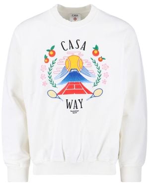 CASABLANCA Jumpers Organic Cotton - White