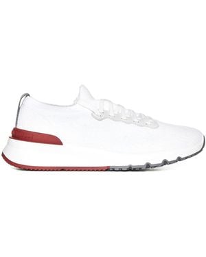 Brunello Cucinelli Chinã Trainers - White