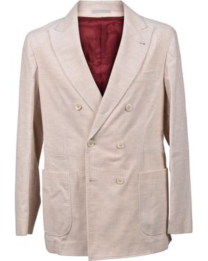 Brunello Cucinelli Blazer My4767Bbd_C003 - Multicolour