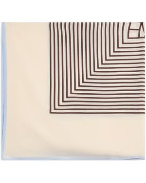 TOTEME Silk Scarf - White