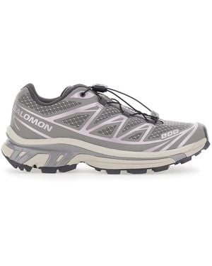 Salomon Running Shoes Xt 6 Steal Street Sneakers - Gray
