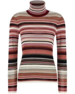 Missoni Striped Jumper - Red