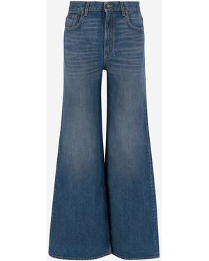 Chloé Cotton Denim Jeans - Blue