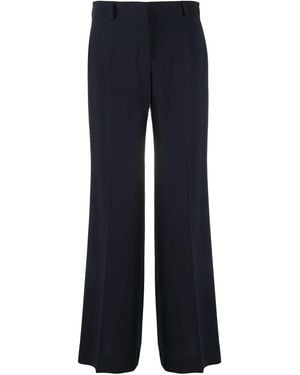 Alberto Biani High-Rise Wide-Leg Pants - Blue