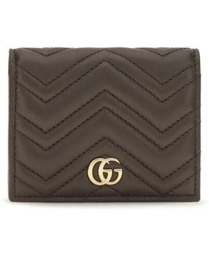 Gucci Lamb Ovis Aries Wallet - Gray