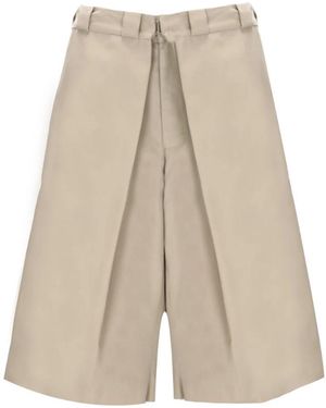 Givenchy Pleated Extra Large Chino Short_Beige Clothing - Natural